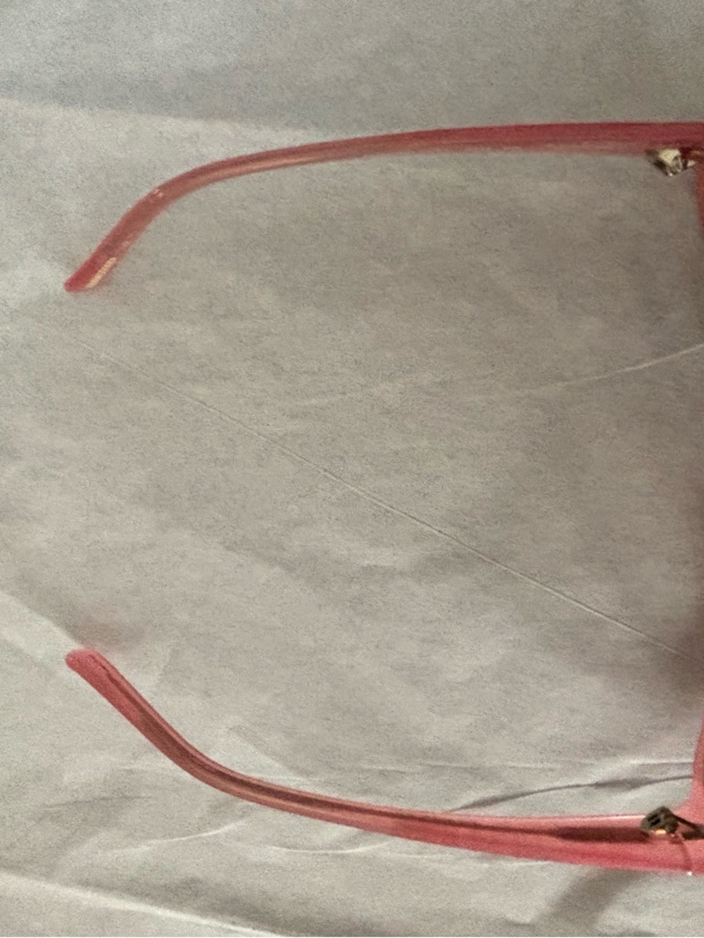 Ted Baker Soft Pink Rectangular Sunglasses with Brown Gradient Lenses - Picture 5 of 7
